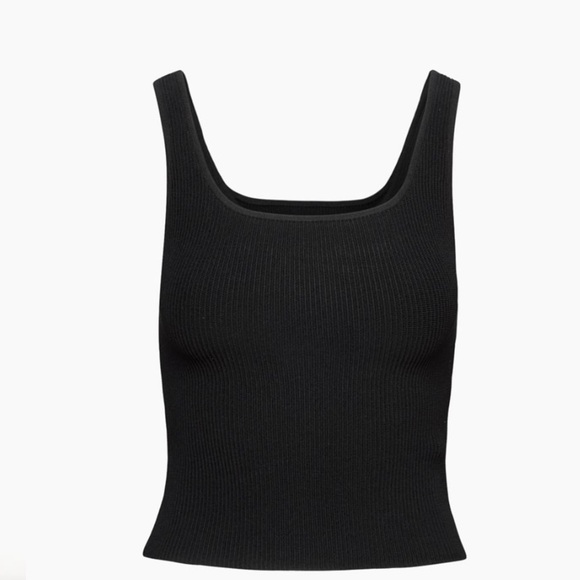 Babaton Sculpt Knit Squareneck Tank - Picture 1 of 5